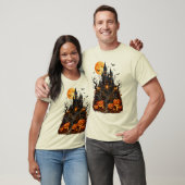 Spookslot Pompoen T-shirt (Unisex)