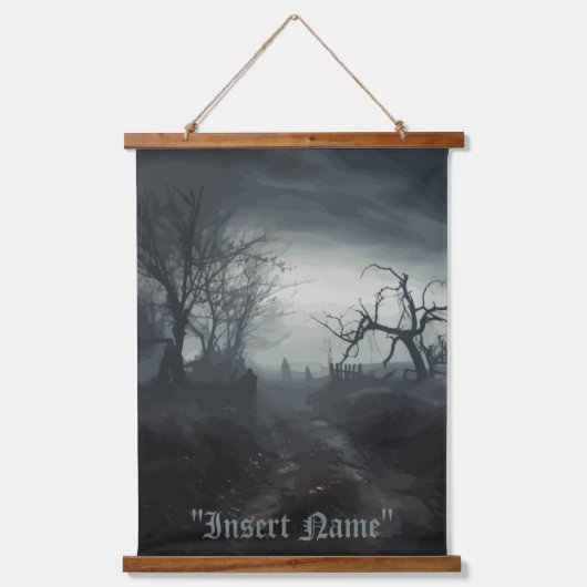 spookspoor hangend wandkleed (Voorkant)