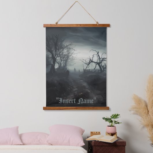 spookspoor hangend wandkleed (Slaapkamer)