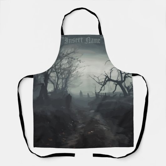 spookspoor schort (Voorkant)