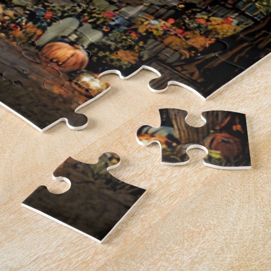 Spookstad puzzel legpuzzel (Zijkant)