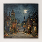 Spookstad puzzel legpuzzel (Verticaal)