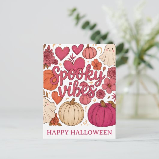 Spookstemming - Halloween Briefkaart (Staand voorkant)