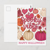 Spookstemming - Halloween Briefkaart (Voorkant / Achterkant)