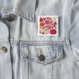 Spookstemming - Halloween Vierkante Button 5,1 Cm