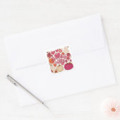 Spookstemming - Halloween Vierkante Sticker (Envelop)