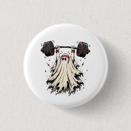Spookstok Hanteer Funny Gym Fitness Halloween Ronde Button 3,2 Cm