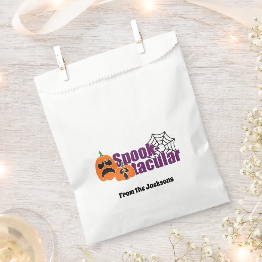 Spookstomende Halloween Goodie Bags Bedankzakje (Geknipt)