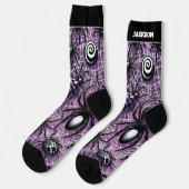 Spookt Halloween Spinnen Sokken met Naam (Links)
