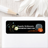 Spooktactische nacht etiket (Insitu)