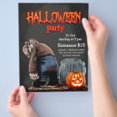 Spooktactische nacht flyer (Hand)