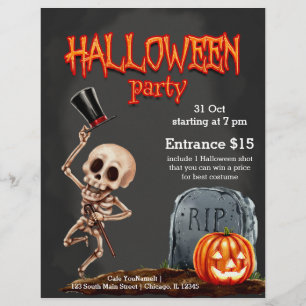 Spooktactische nacht flyer