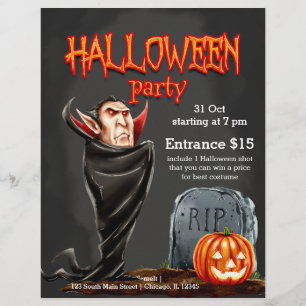 Spooktactische nacht flyer