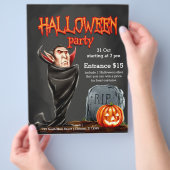 Spooktactische nacht flyer (Hand)