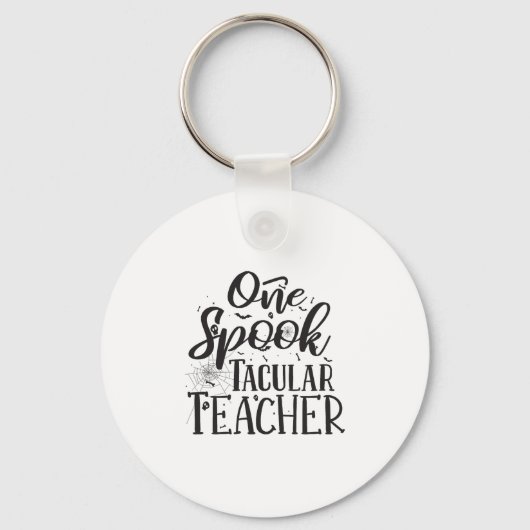 Spooktactulair Leraar - Grappige Leraar Halloween Sleutelhanger (Voorkant)