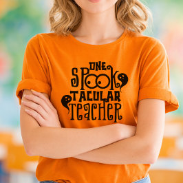 Spooktactulair leraren Halloween T-shirt