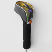 Spooktactulaire Halloween-verjaardagsuitnodiging Golfheadcover (Schuin)