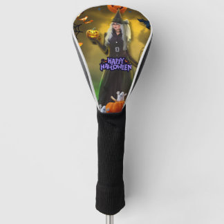Spooktactulaire Halloween-verjaardagsuitnodiging Golfheadcover