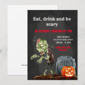 Spooktactulaire nacht kaart (Voorkant / Achterkant)