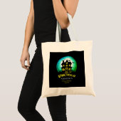 Spooktactulaire Spokenhuis Halloween Feest Tote Bag (Voorkant (product))