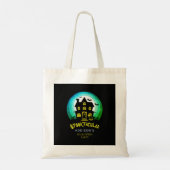 Spooktactulaire Spokenhuis Halloween Feest Tote Bag (Achterkant)