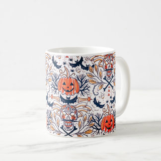 Spooktactvol leuke Halloween patroon Wraparound Koffiemok