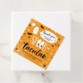 Spooktaculair bedankt Halloween Birthday Party Bedankjes Labels (In situ)