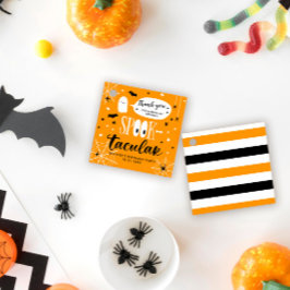 Spooktaculair bedankt Halloween Birthday Party Bedankjes Labels