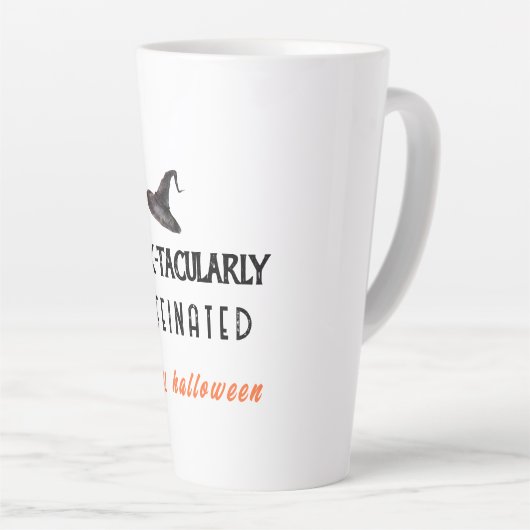 Spooktaculair cafeïnehoudende Halloween Latte Mok (Rechterhoek)