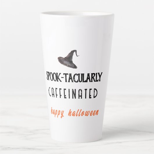 Spooktaculair cafeïnehoudende Halloween Latte Mok (Voorkant)