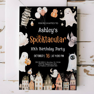 Spooktaculair feest Halloween Kaart