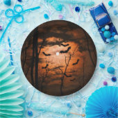 Spooktaculair Full Moon Kostuumfeest Papieren Bordje (Feest)