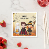 Spooktaculair Halloween kinderfeest Servet (Insitu)