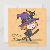 Spooktaculair Halloween kostuum | feestuitnodiging Kaart (Voorkant)