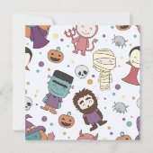 Spooktaculair Halloween Kostuumfeest | Uitnodiging (Voorkant)