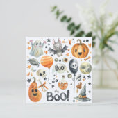 Spooktaculair Halloween Kostuumfeest | Uitnodiging (Staand voorkant)