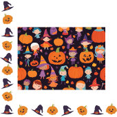 Spooktaculair kinder Halloween Kostuumfeest Kaart