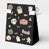 Spooktaculair kinder verjaardagsfeestje bedankdoosjes (Achterkant)