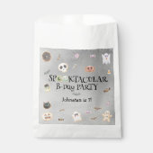 Spooktaculair kinder verjaardagsfeestje bedankzakje (Voorkant)