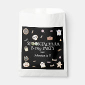 Spooktaculair kinder verjaardagsfeestje bedankzakje (Voorkant)