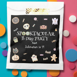 Spooktaculair kinder verjaardagsfeestje bedankzakje