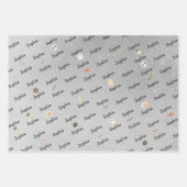 Spooktaculair kinder verjaardagsfeestje inpakpapier vel (Voorkant 3)