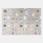 Spooktaculair kinder verjaardagsfeestje inpakpapier vel (Voorkant 2)