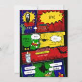 Spooktaculair spook Halloween stripverhaal (Achterkant)