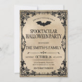  spooktaculair volwassen Halloween-feest Kaart (Voorkant)