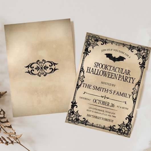  spooktaculair volwassen Halloween-feest Kaart