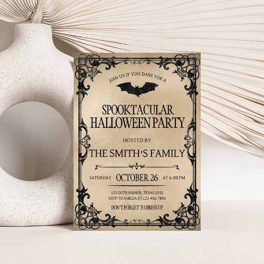  spooktaculair volwassen Halloween-feest Kaart