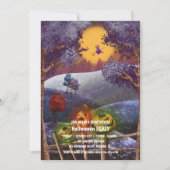 Spooktaculaire Dark Haunted House Halloween Party  Kaart (Voorkant)