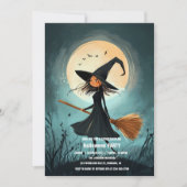 Spooktaculaire Dark Haunted House Halloween Party  Kaart (Voorkant)