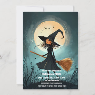 Spooktaculaire Dark Haunted House Halloween Party  Kaart